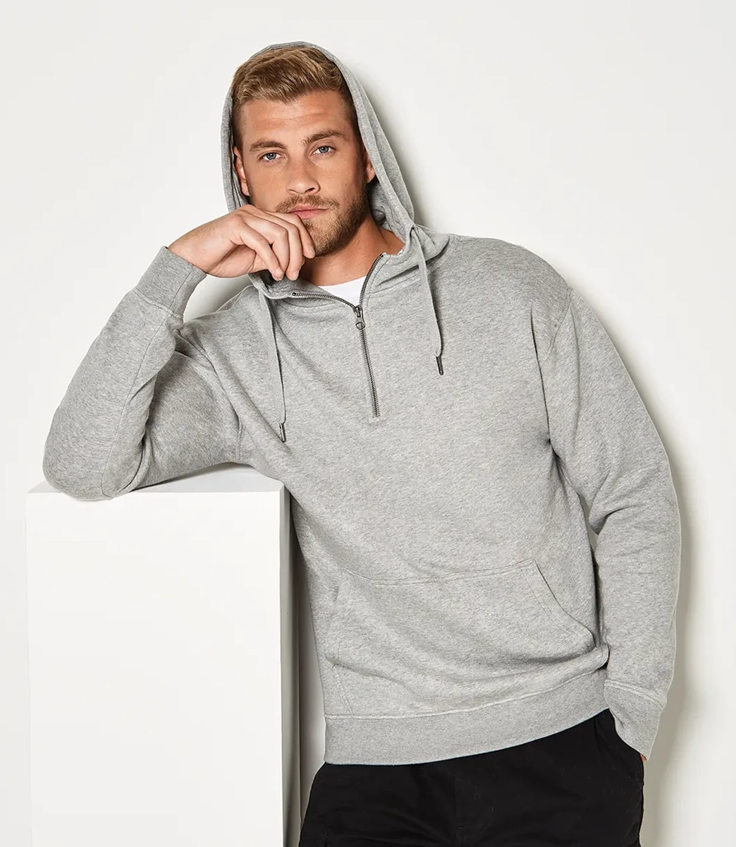 Kustom Kit Regular Fit 1/4 Zip Hoodie