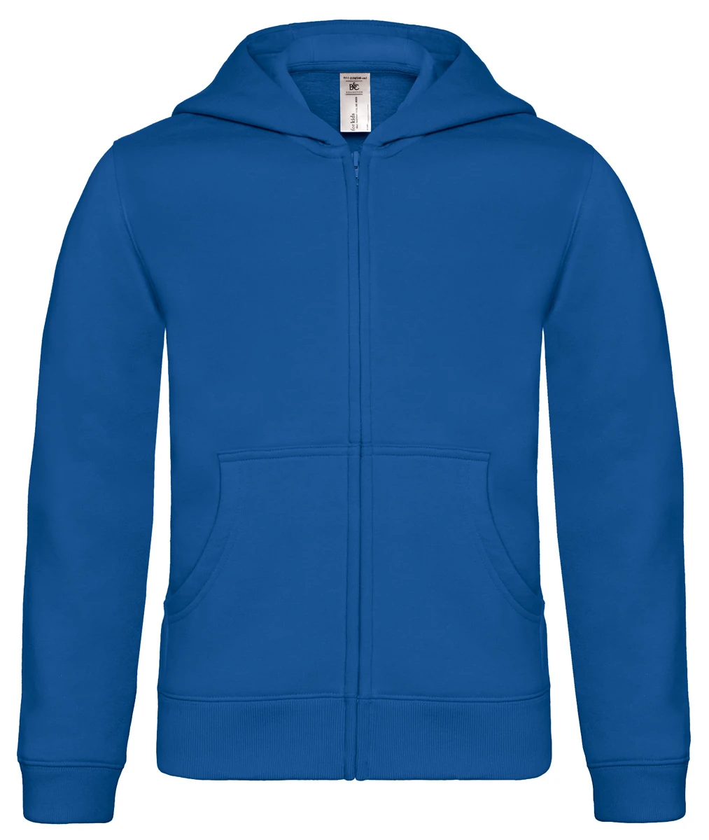 B&C Kids Hooded Full Zip Sweat