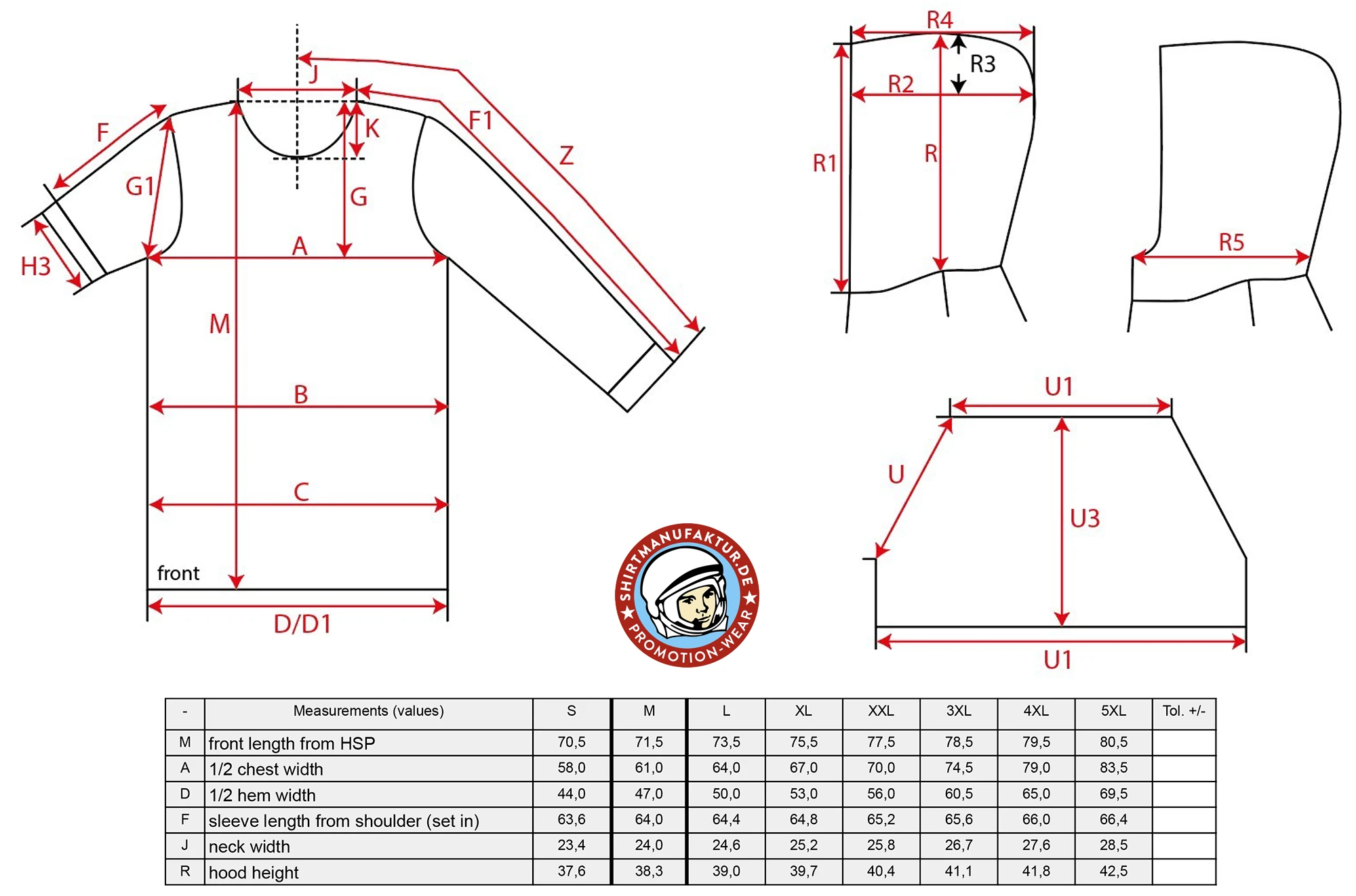 Build Your Brand Loose Fit Hoodie
