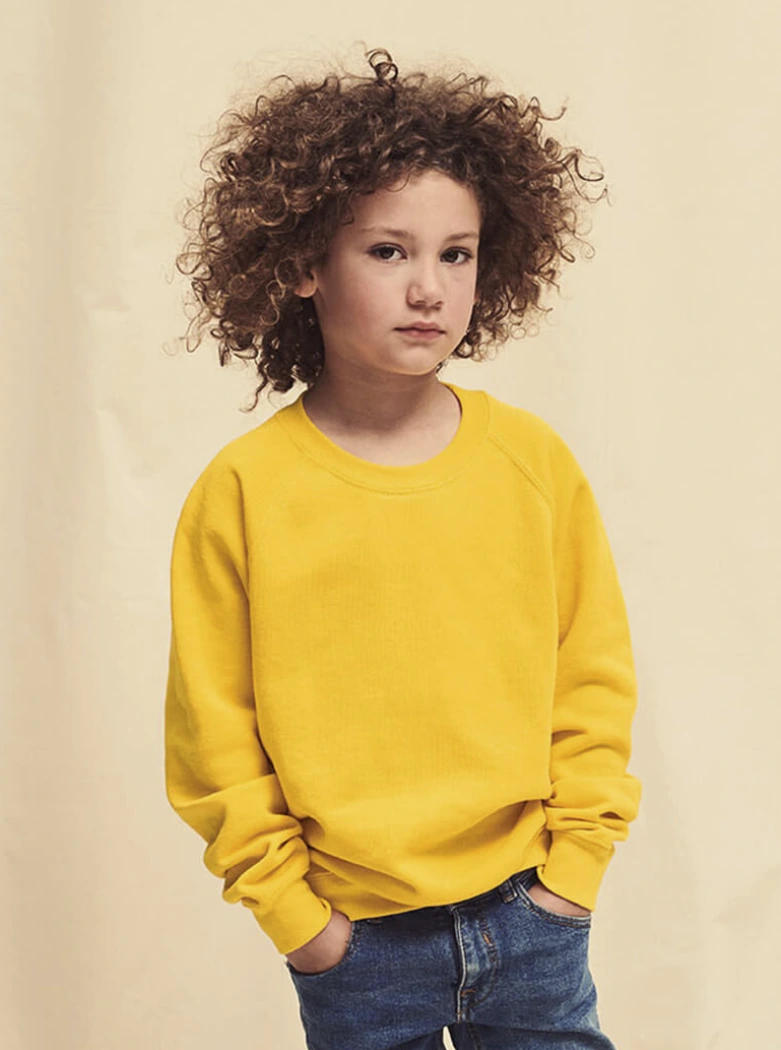Fruit of the Loom Kids Classic Raglan Sweat