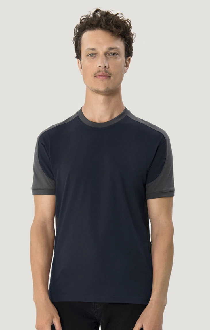 Hakro T-Shirt Contrast Mikralinar