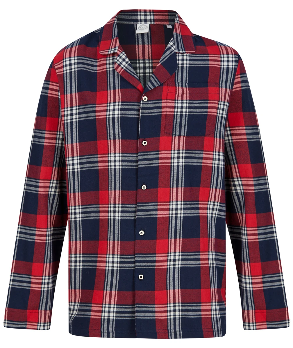 SkinniFit Mens Tartan Lounge Set