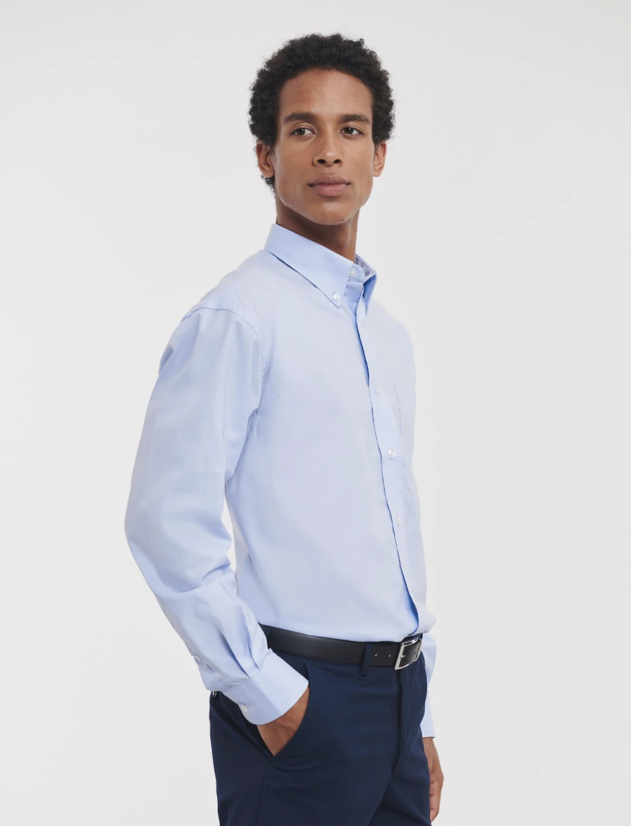 Russell Mens Longsleeve Classic Oxford Shirt
