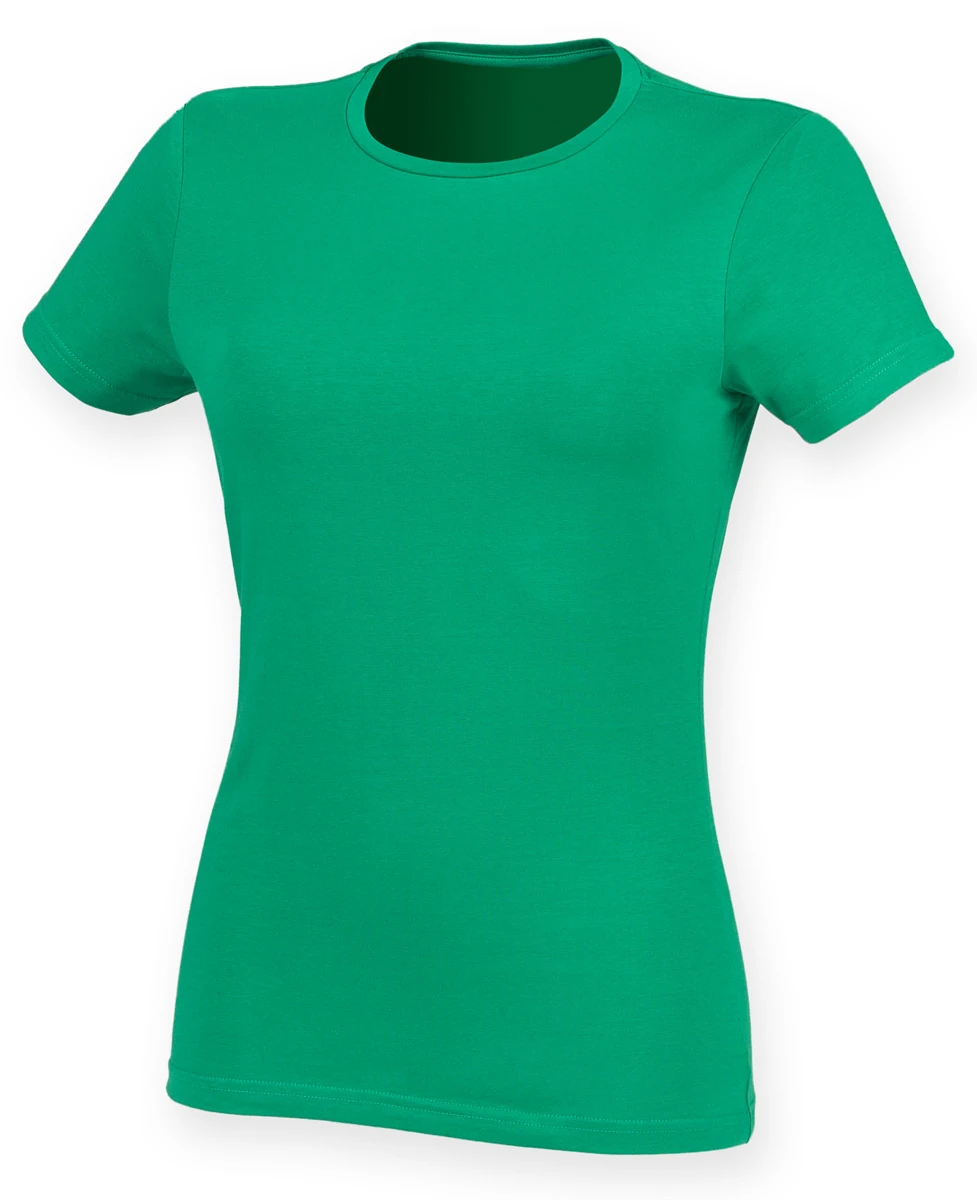 SkinniFit Womens Feel Good Stretch T