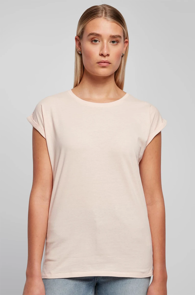 Build Your Brand Ladies Extended Shoulder Tee