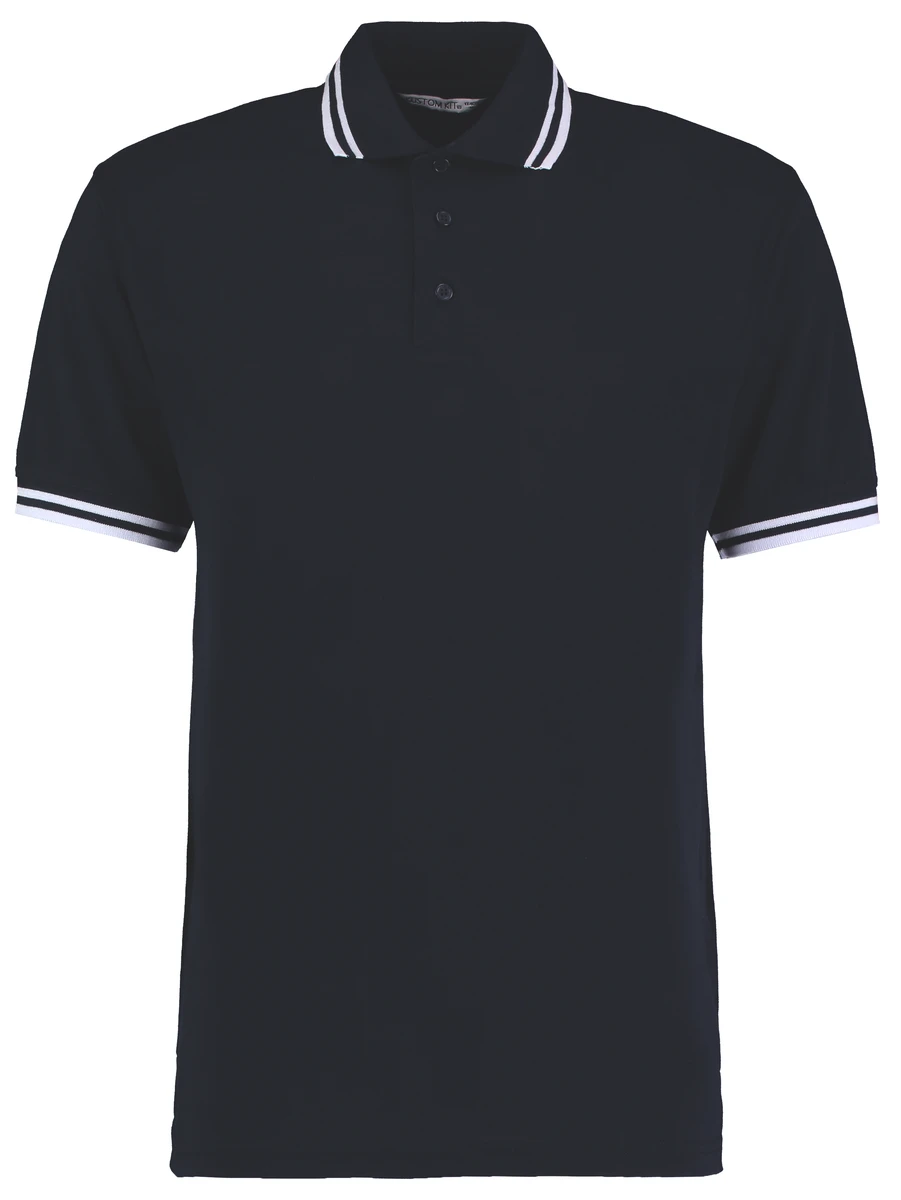 Kustom Kit Tipped Collar Polo