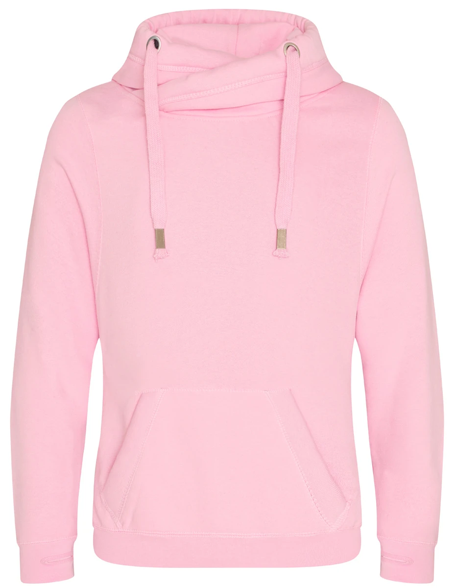 Just Hoods Cross Neck Hoodie