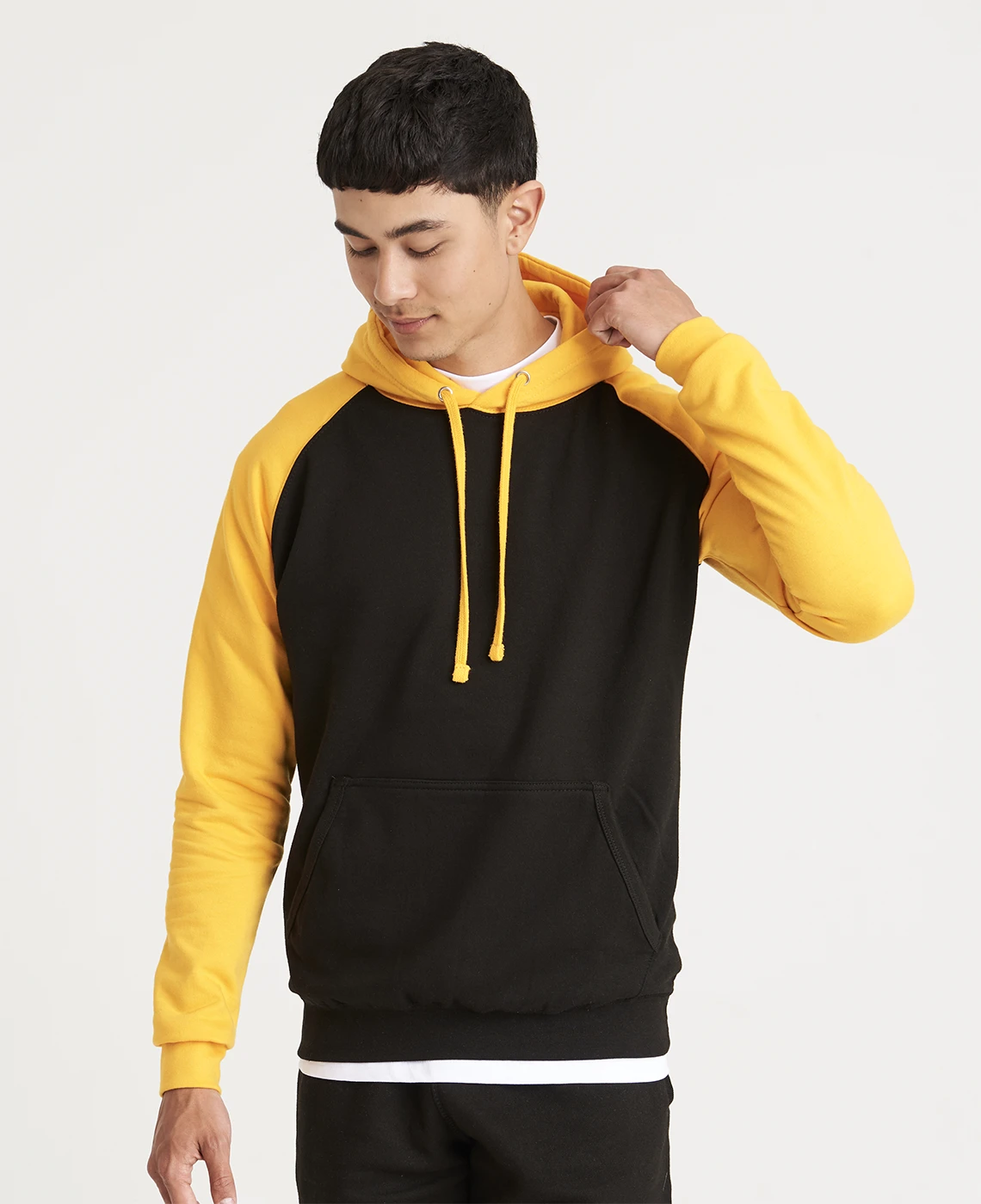 Just Hoods Baseball Hoodie Just Hoods Baseball Hoodie