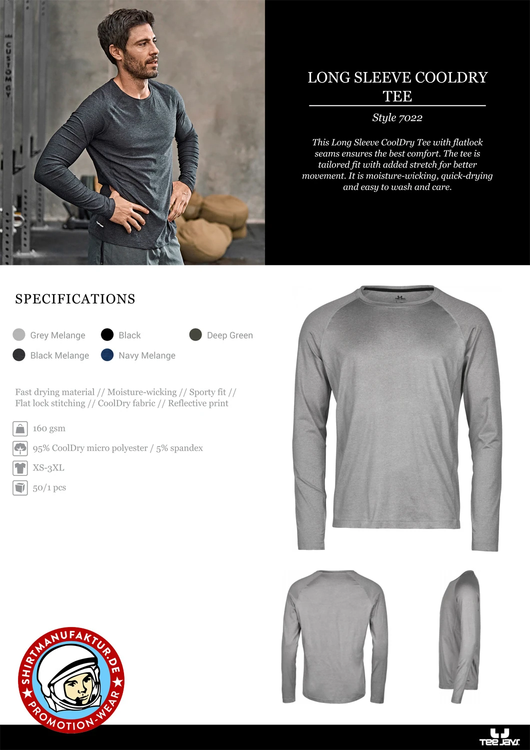 Tee Jays Longsleeve CoolDry