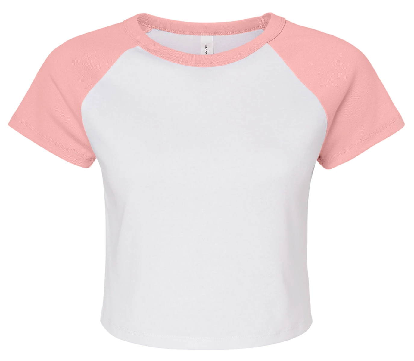 Bella Womens Micro Rib Raglan Baby Tee