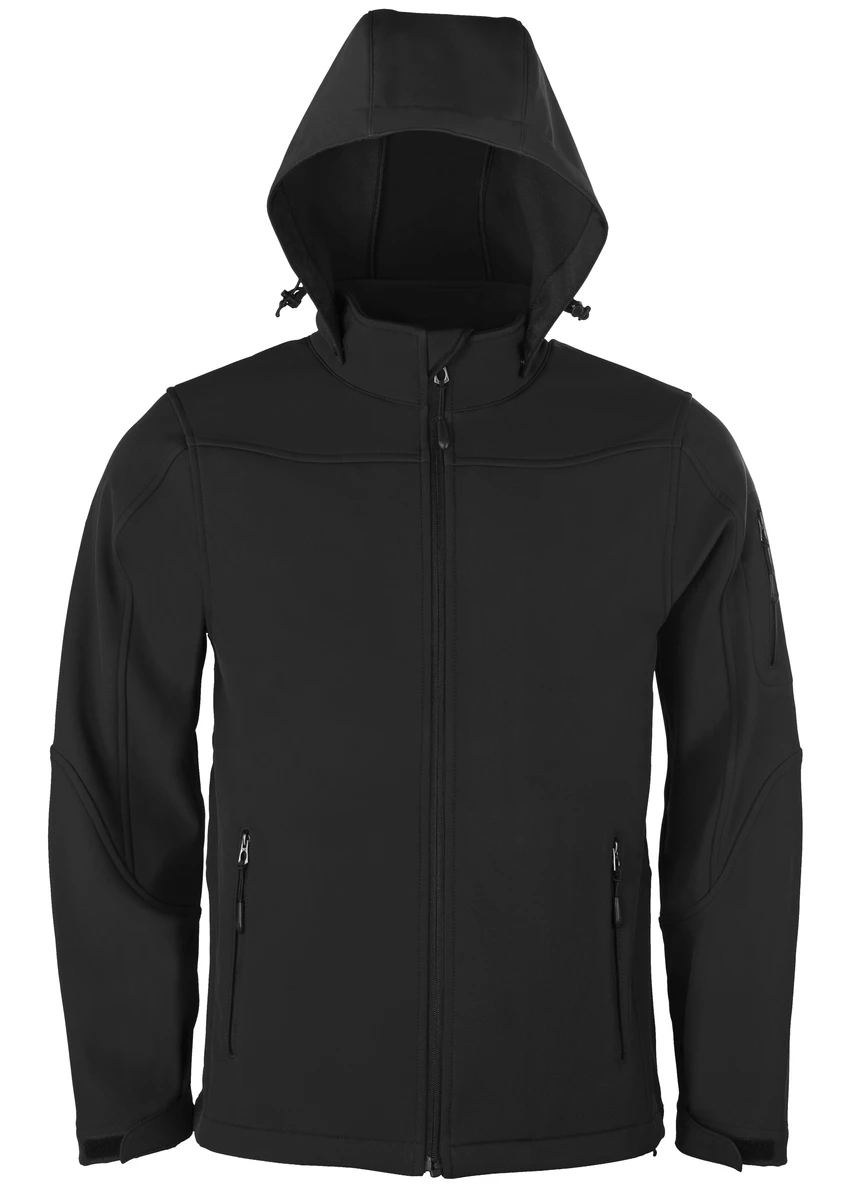 HRM Mens Hooded Softshell Jacket