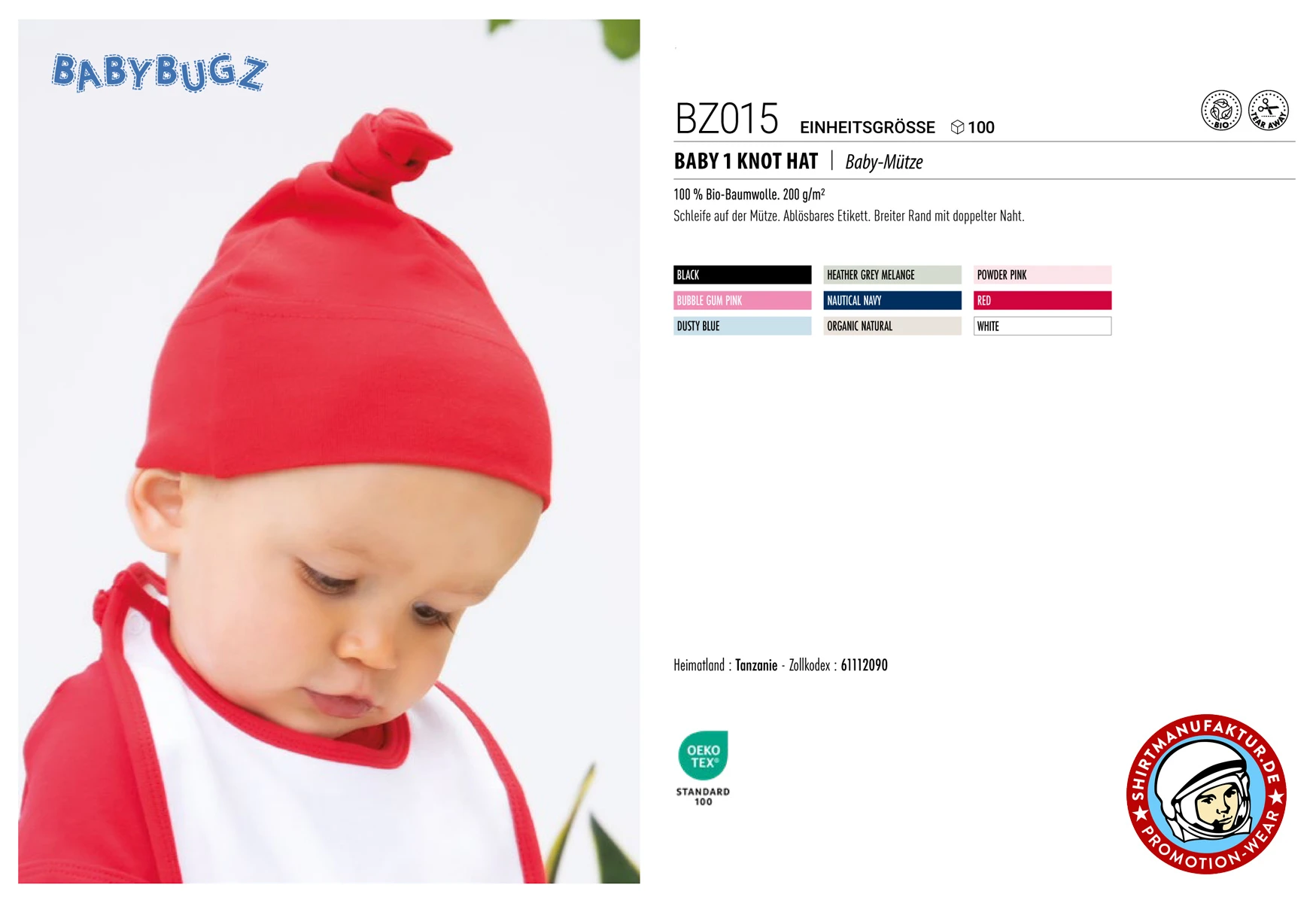 Babybugz Baby One Knot Hat
