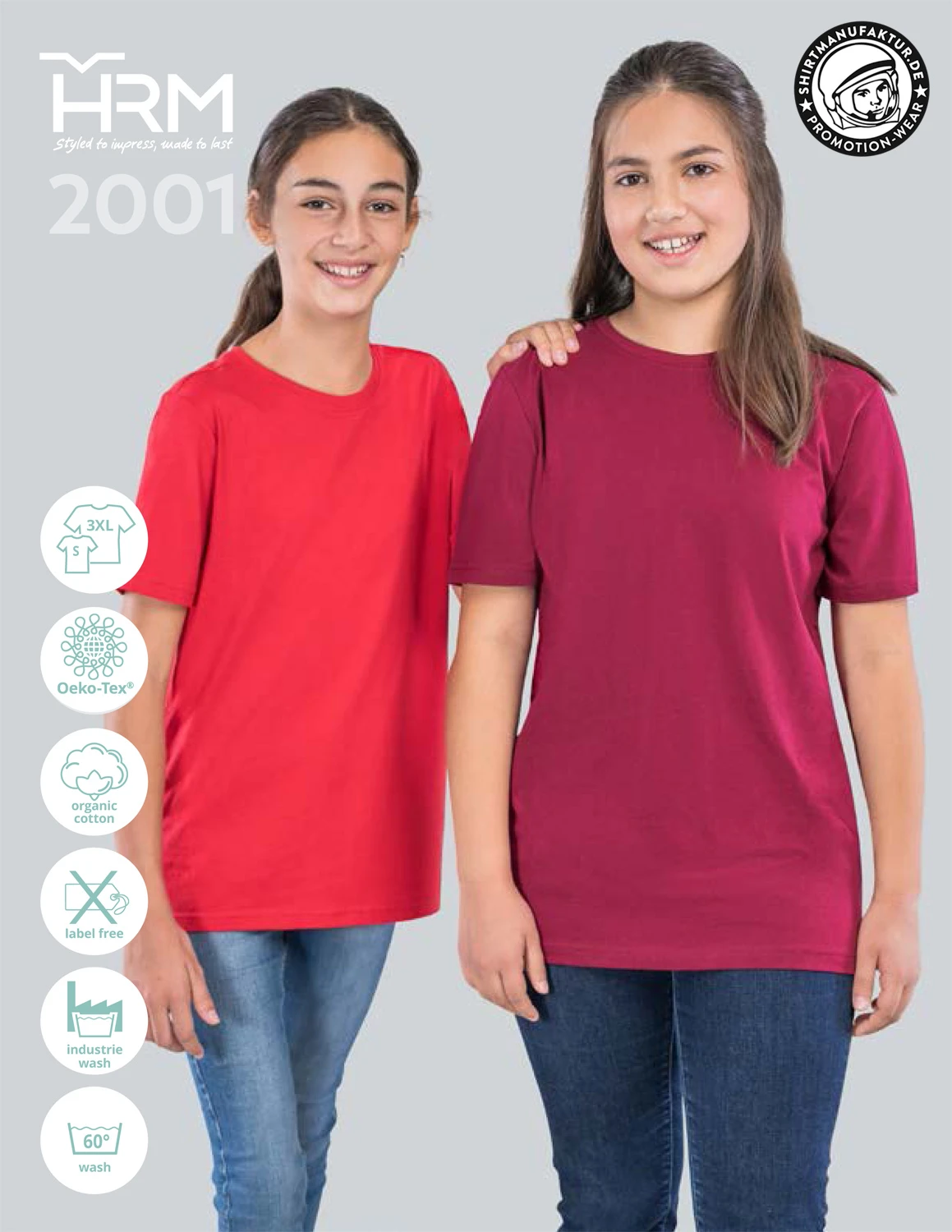 HRM Kids Organic Luxury Tee