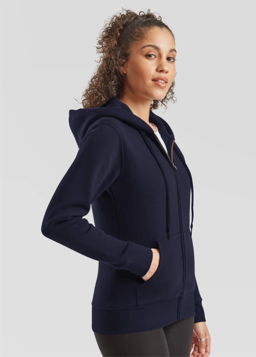 Fruit of the Loom Ladies Premium Hooded Sweat Jacket
