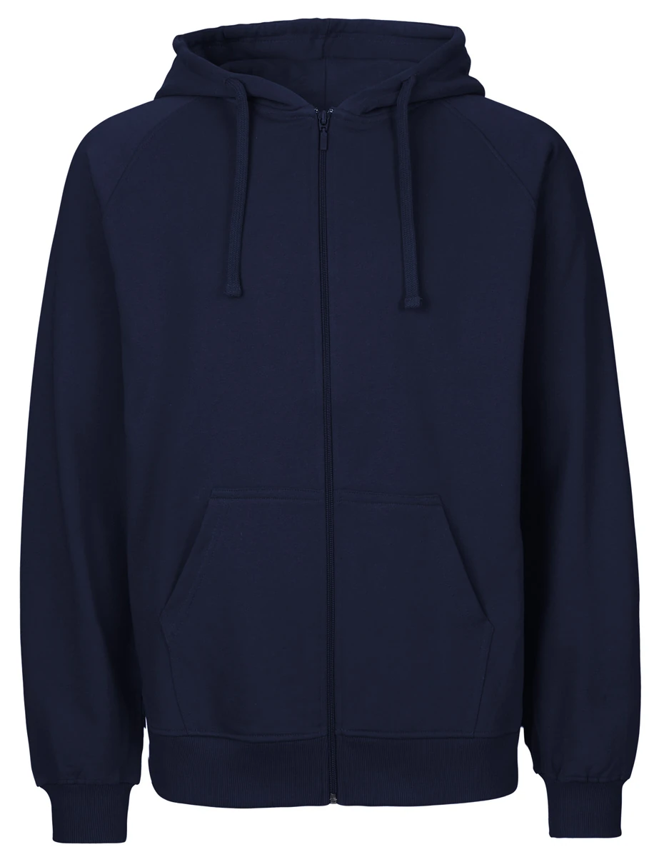 Neutral Unisex Tiger Cotton Hoodie With Zipper