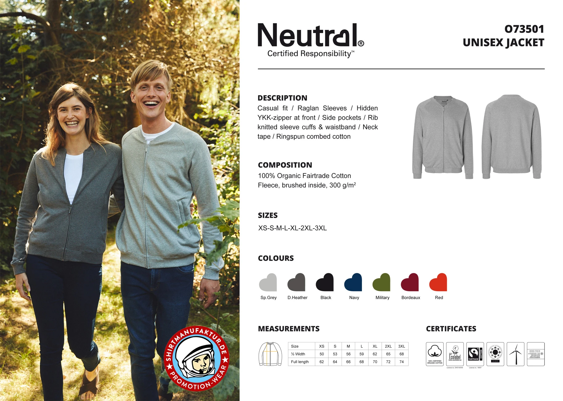 Neutral Unisex Jacket