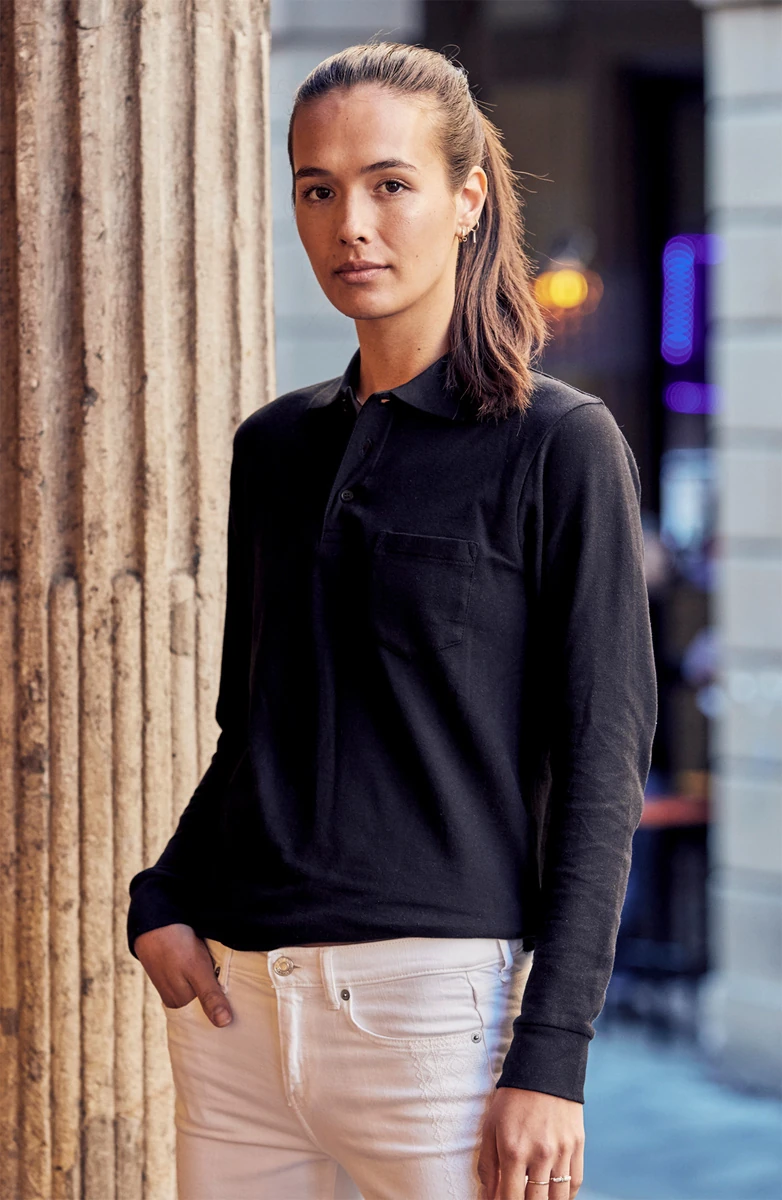Clique Basic Polo Pocket Longsleeve