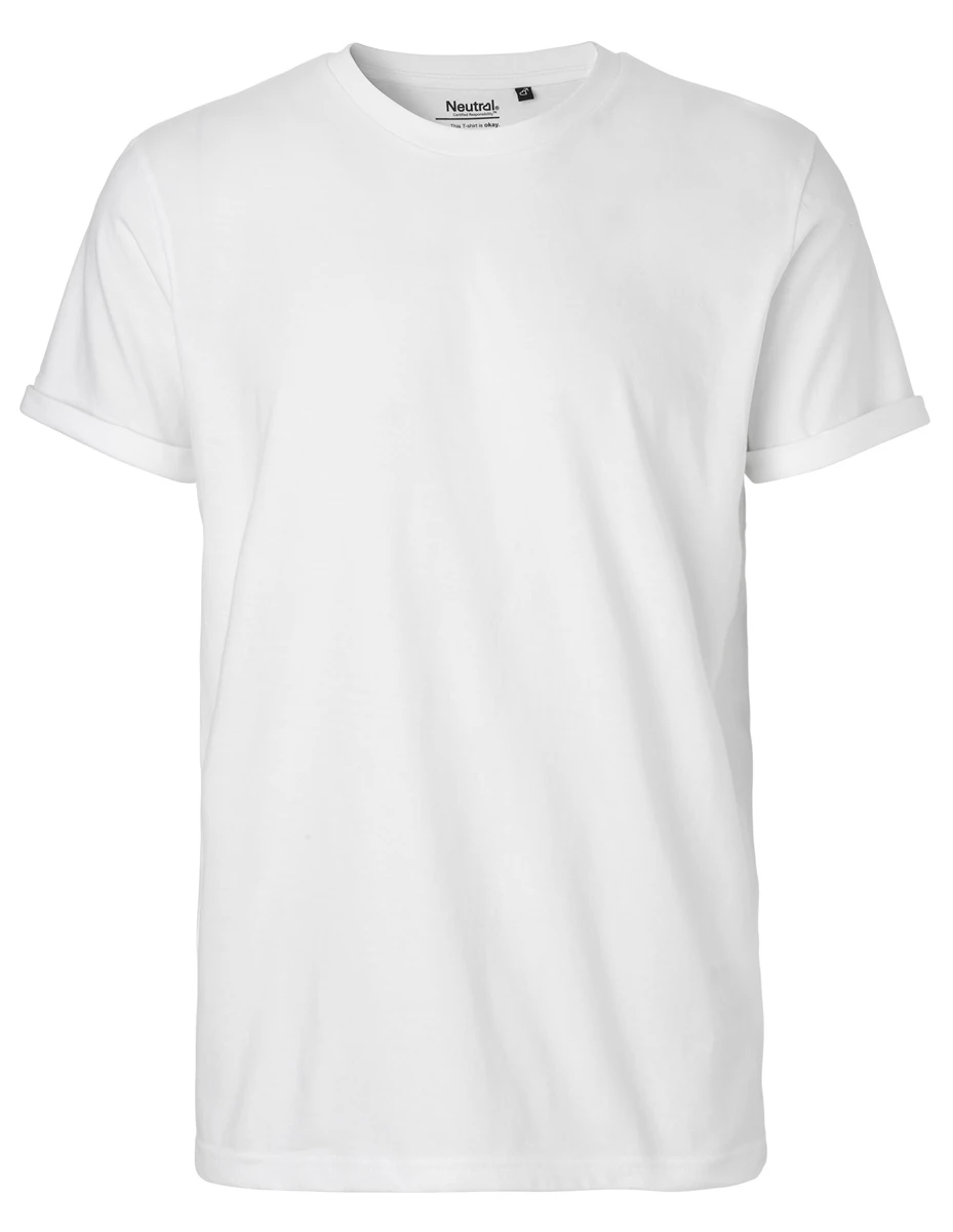 Neutral Mens Roll Up Sleeve T-Shirt