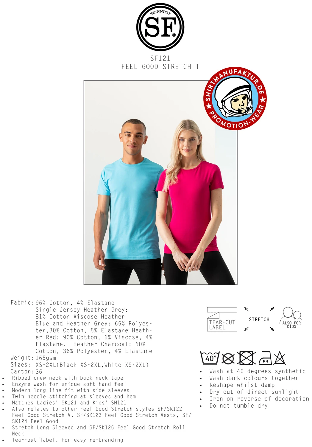 SkinniFit Feel Good Stretch T