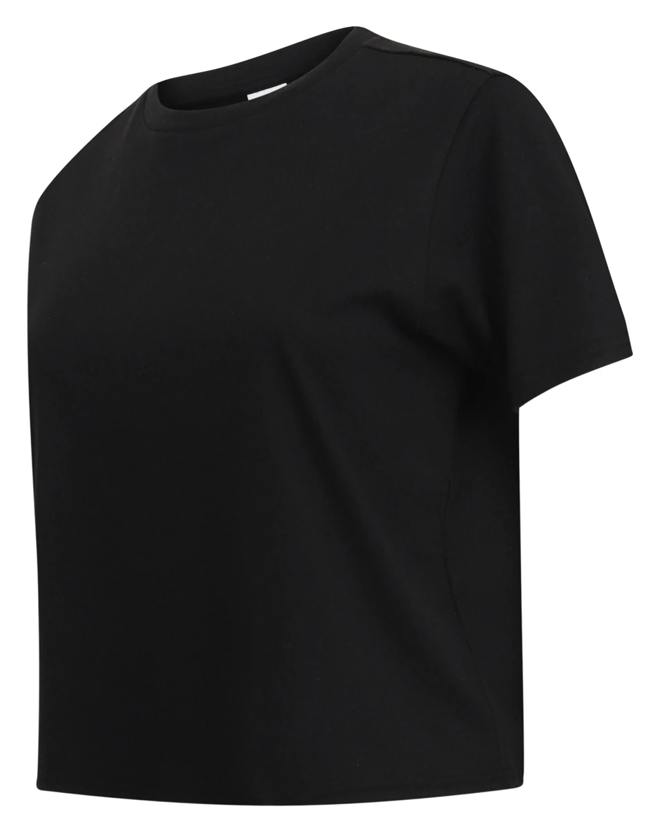 SkinniFit Womens Cropped Boxy T
