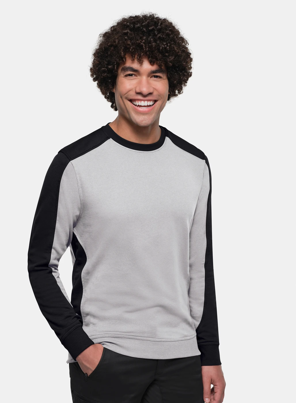 Hakro Sweatshirt Contrast Mikralinar Eco