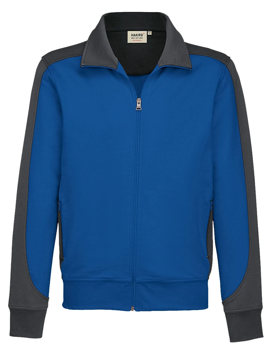 Hakro Sweatjacke Contrast Mikralinar 