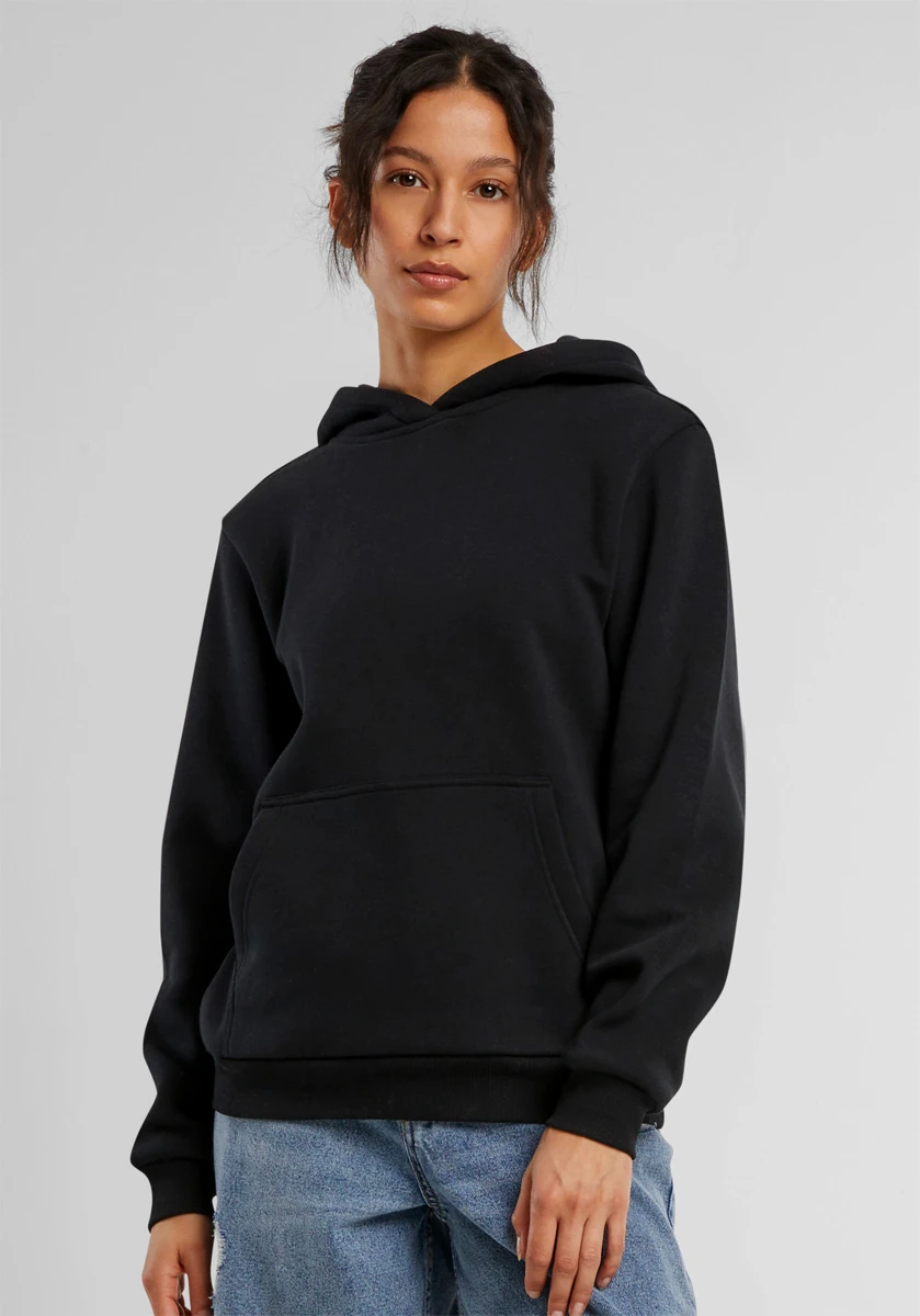 Build Your Brand Ladies Fluffy Hoody
