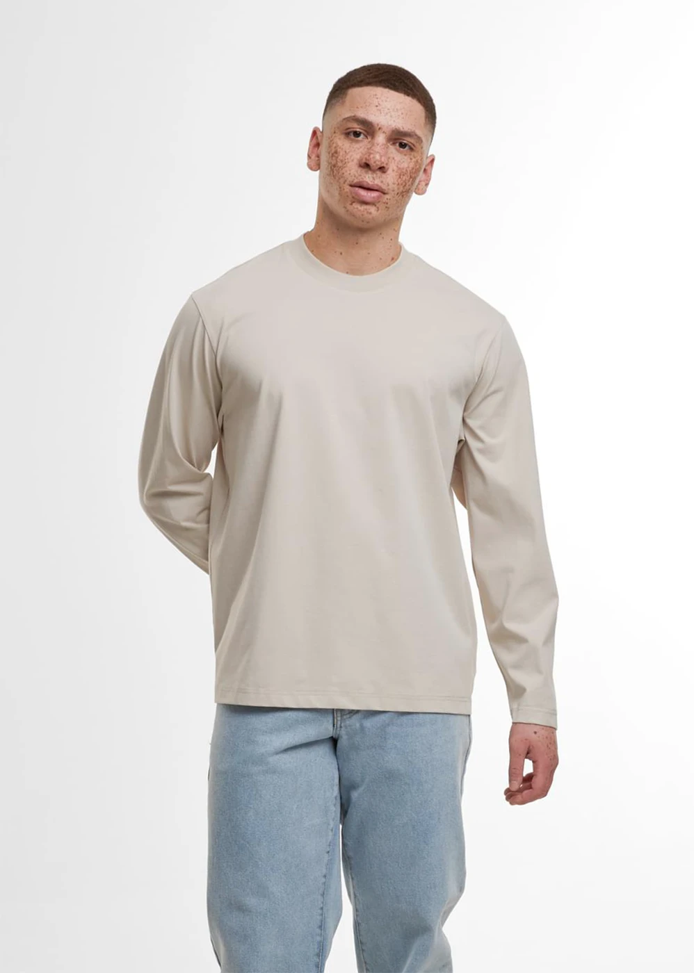 Build Your Brand Sorona Loose Longsleeve