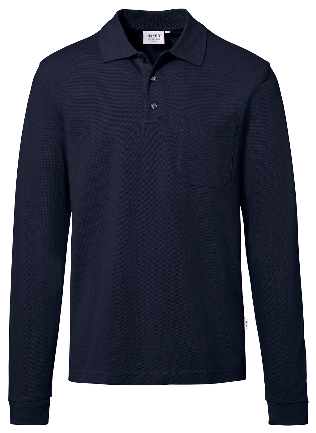 Hakro Pocket-Longsleeve-Polo Mikralinar Eco