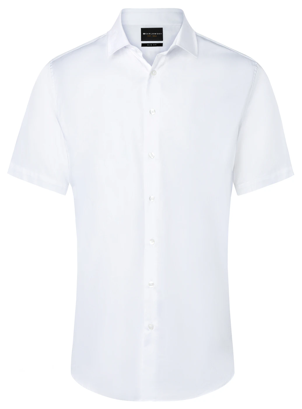 Karlowsky Kurzarm Herrenhemd Active-Stretch Slim-Fit