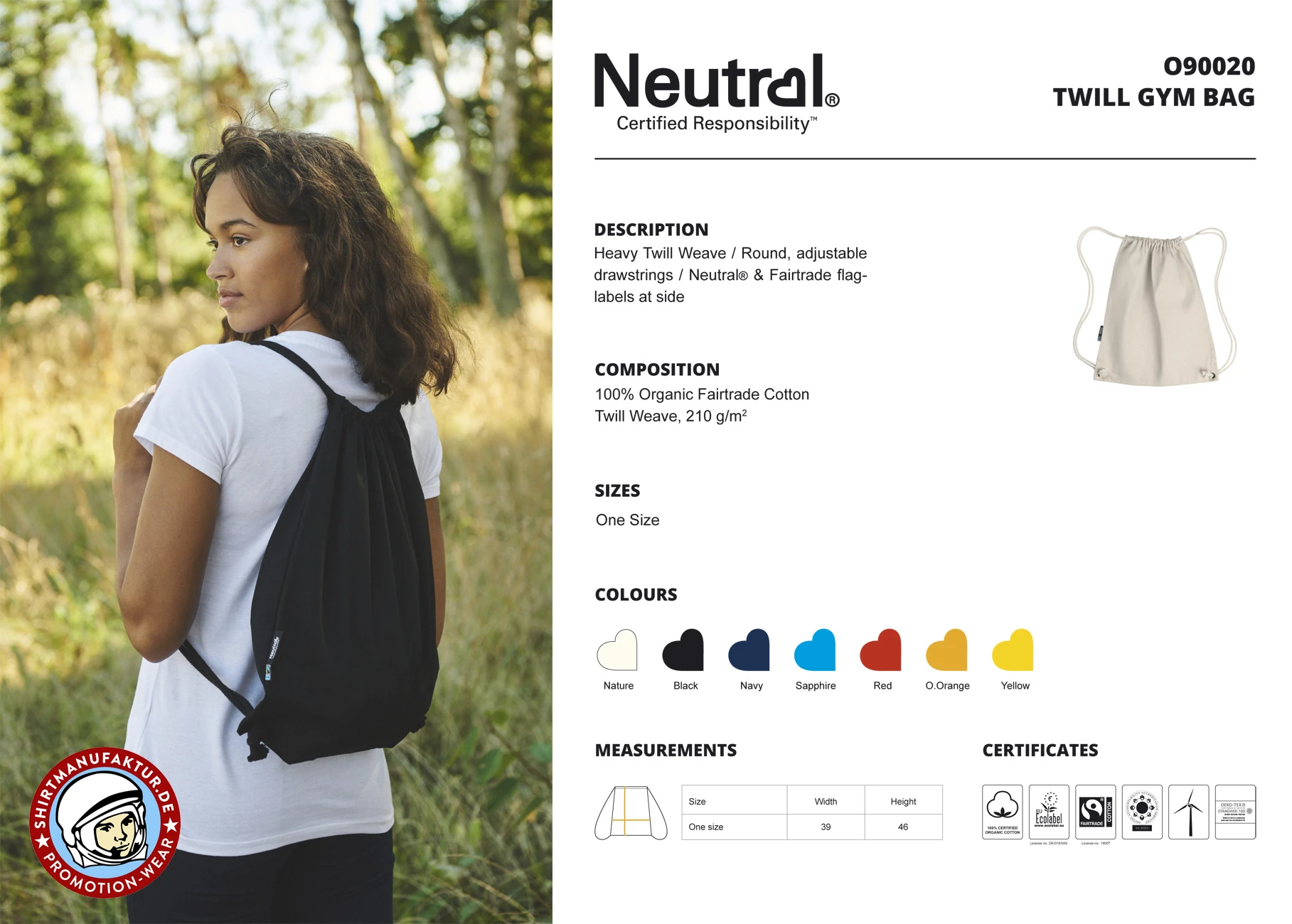 Neutral Gym Bag