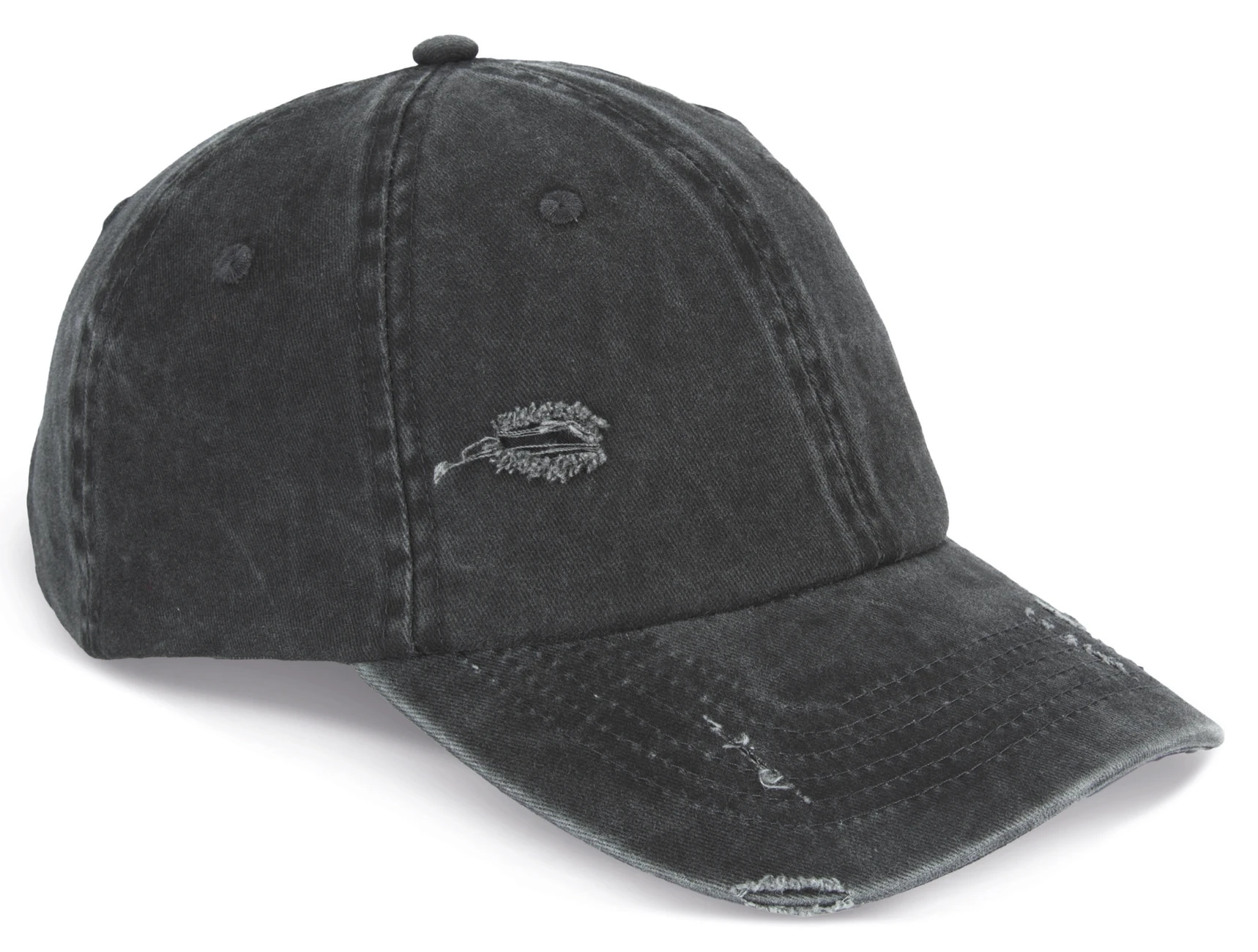 Native Spirit Organic 6-Panel Cap Torn Look