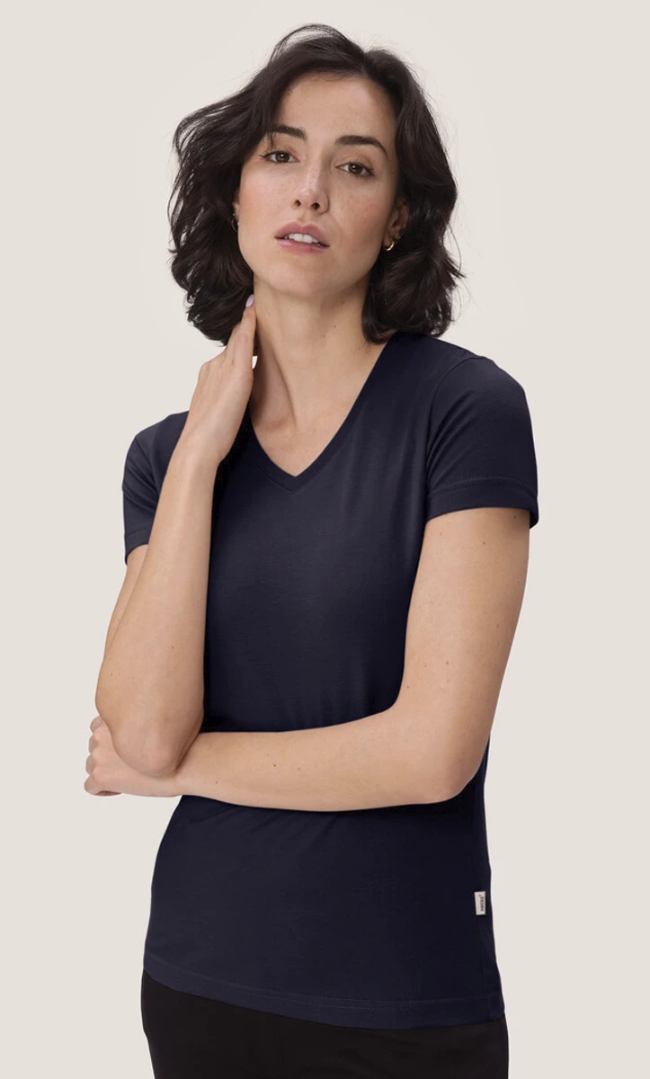 Hakro Ladies V-Shirt Mikralinar