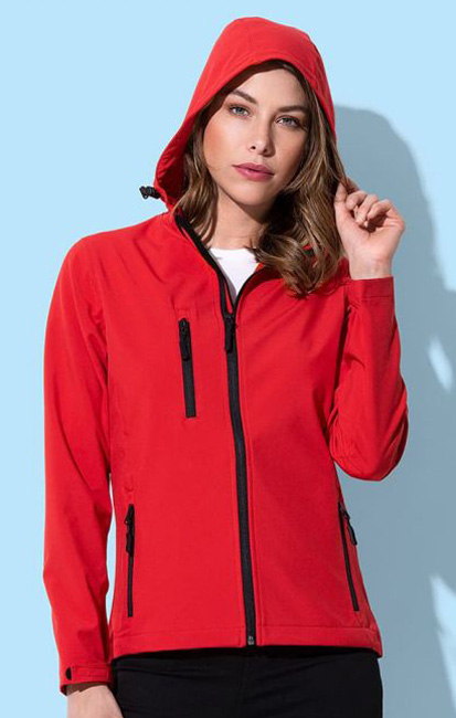 Stedman Women Softest Shell Hooded Jacket