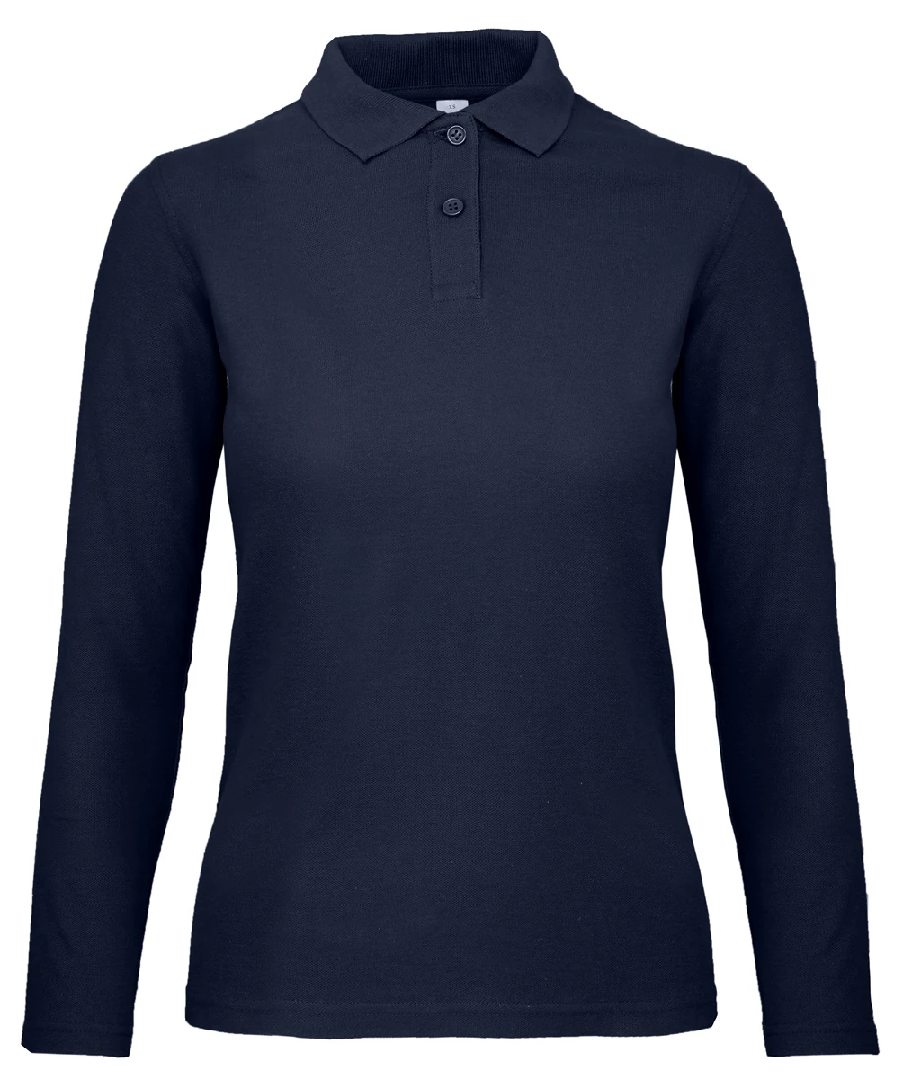 B&C Womens Longsleeve Polo ID.001