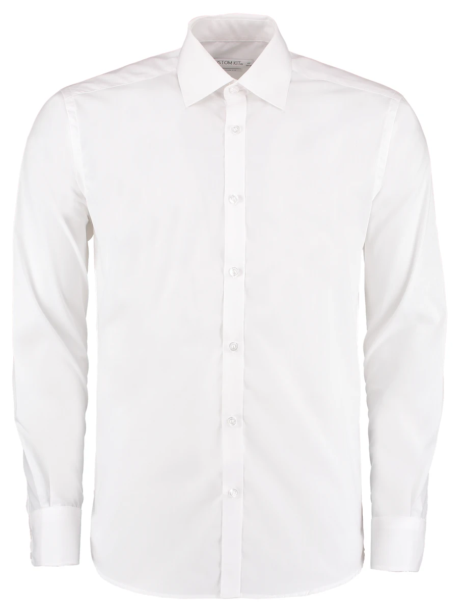 Kustom Kit Slim Fit Business Shirt Longsleeve