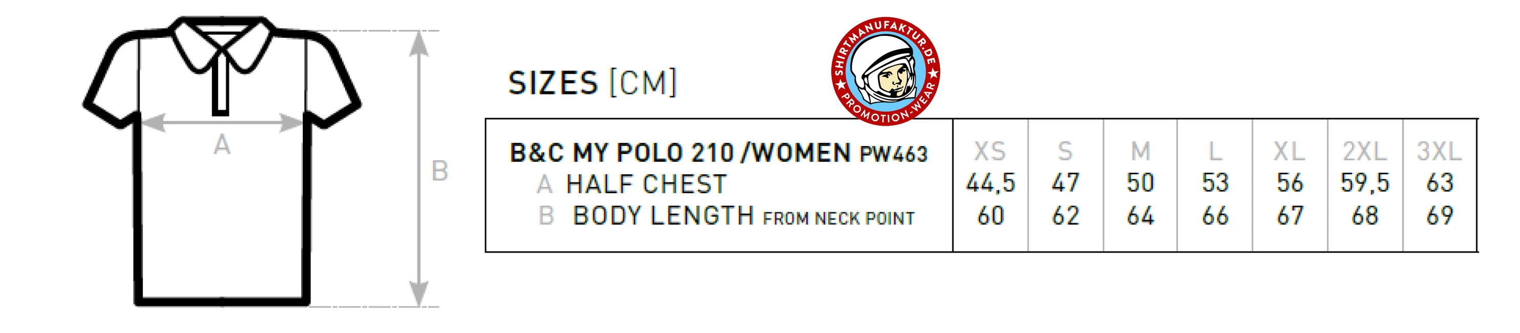 B&C Women My Polo 210