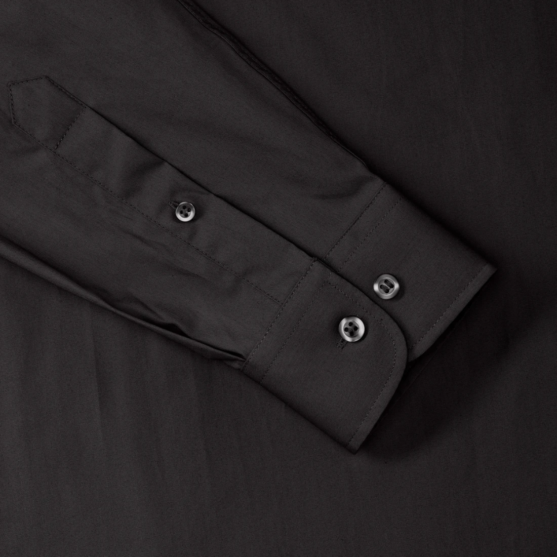Russell Mens Pure Cotton Longsleeve Poplin Shirt