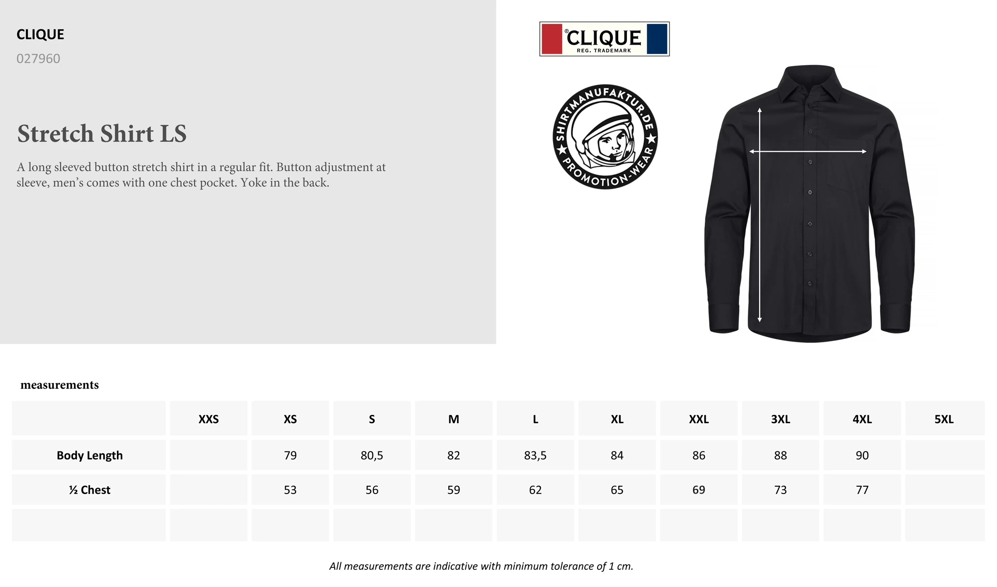 Clique Stretch Shirt