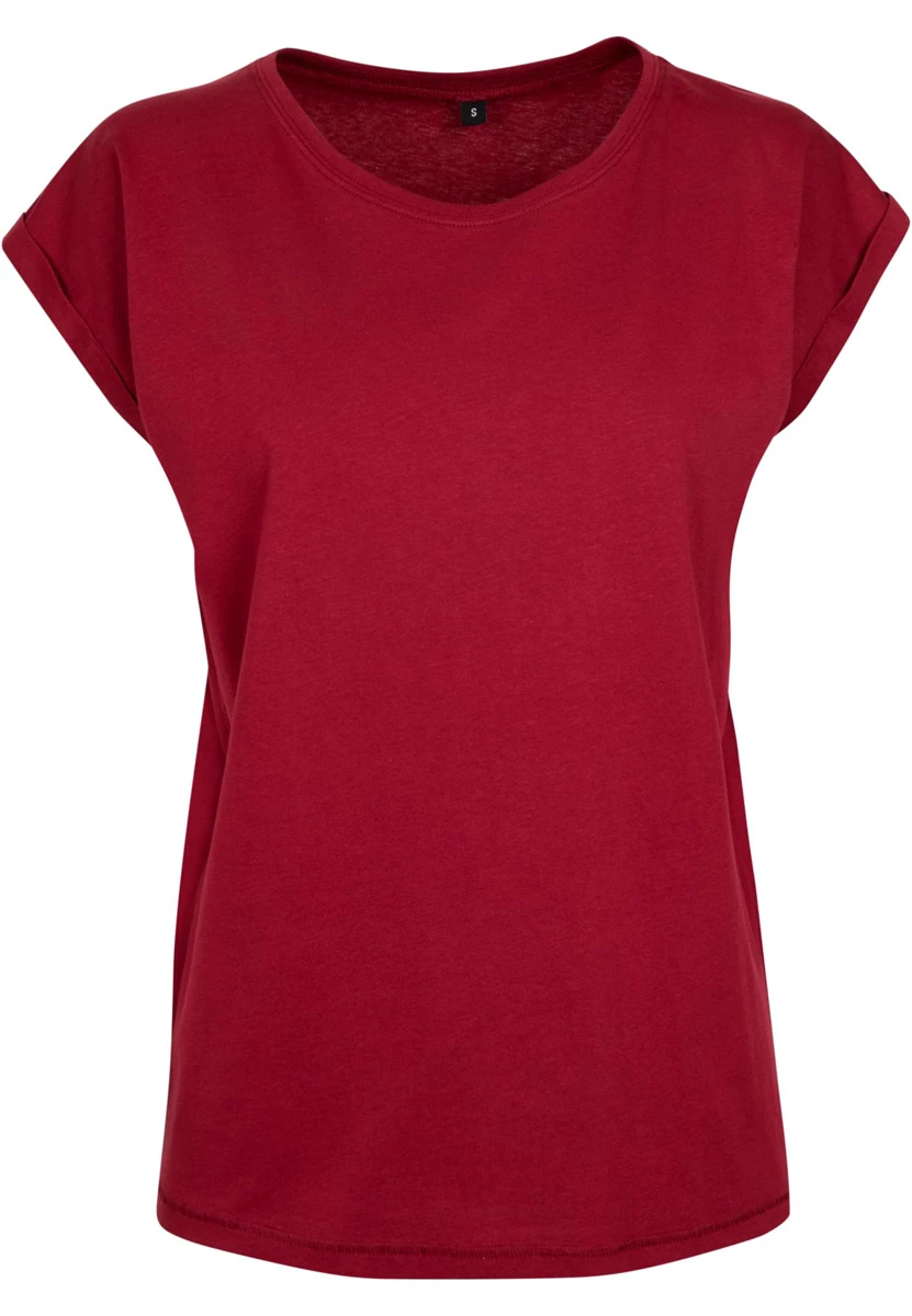 Build Your Brand Ladies Extended Shoulder Tee