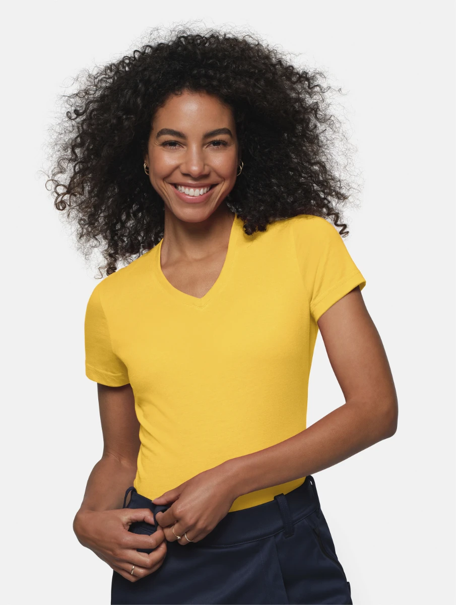 Hakro Ladies V-Shirt Mikralinar