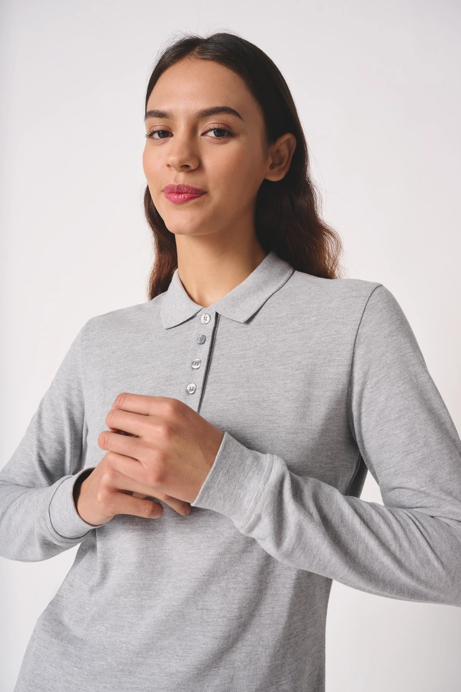 Ideal Basic Ladies Longsleeve Piqué 200 Polo