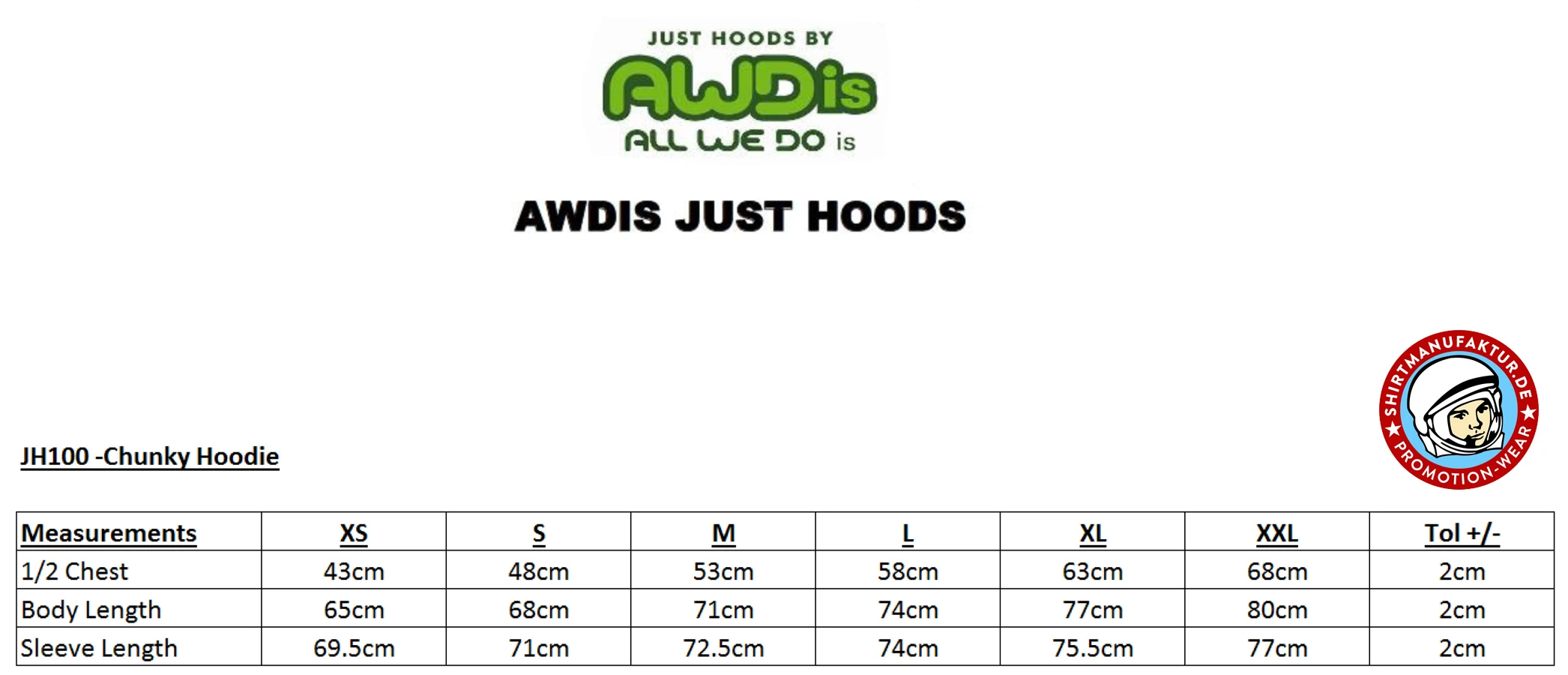 Just Hoods Chunky Hoodie