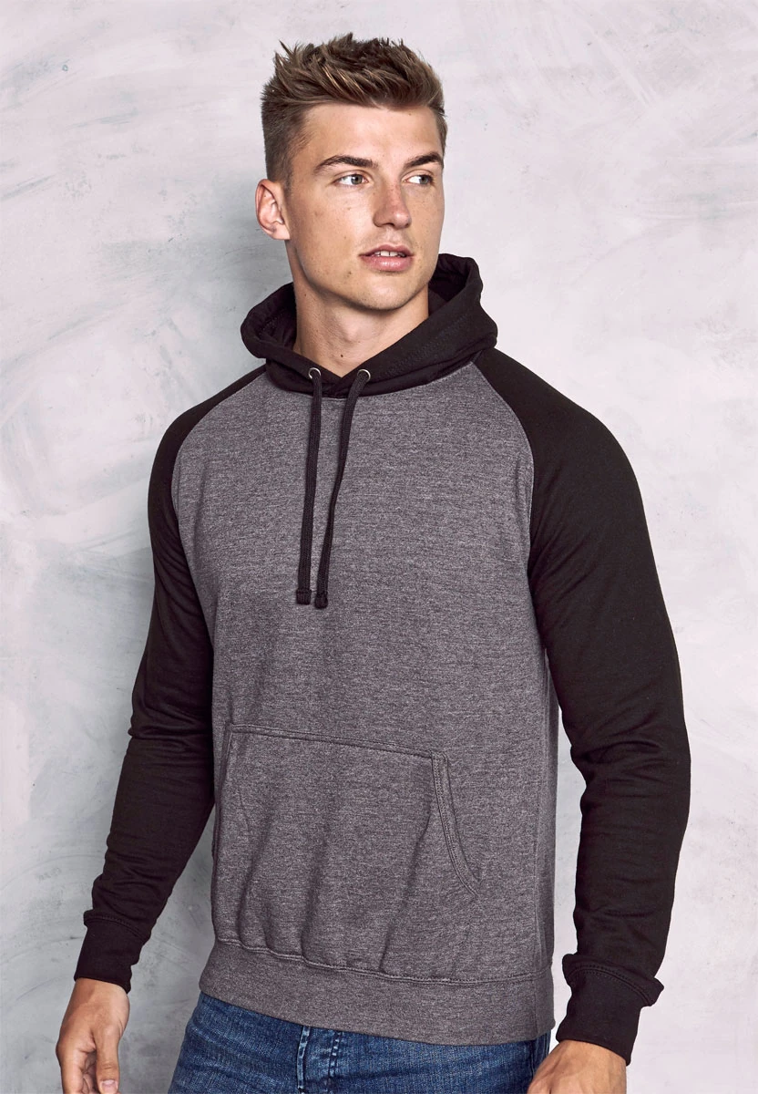 Just Hoods Baseball Hoodie
