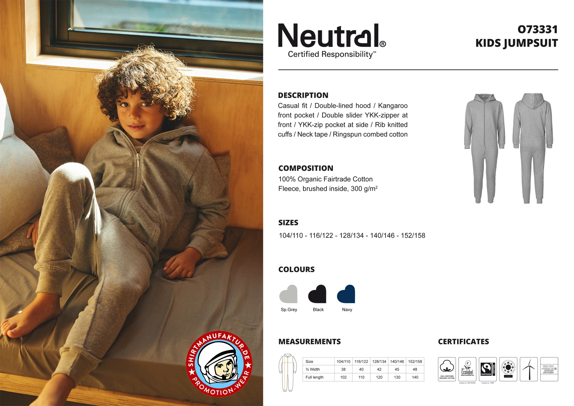 Neutral Kids Jumpsuit