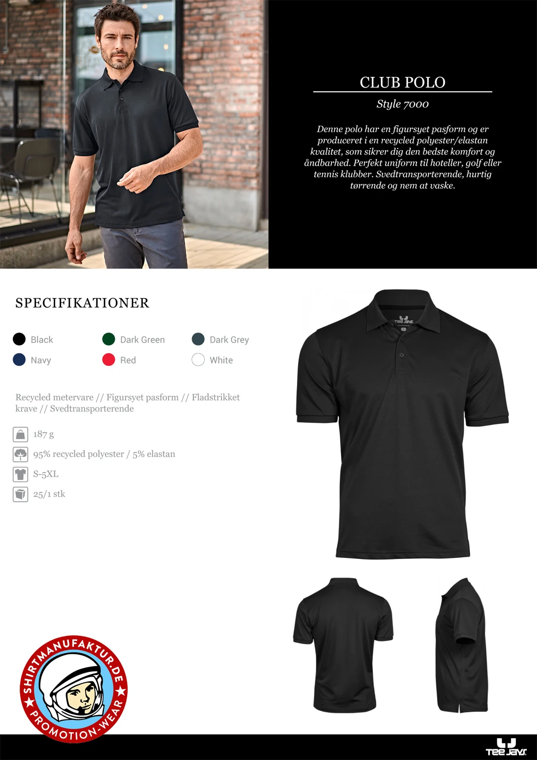 Tee Jays Club Polo
