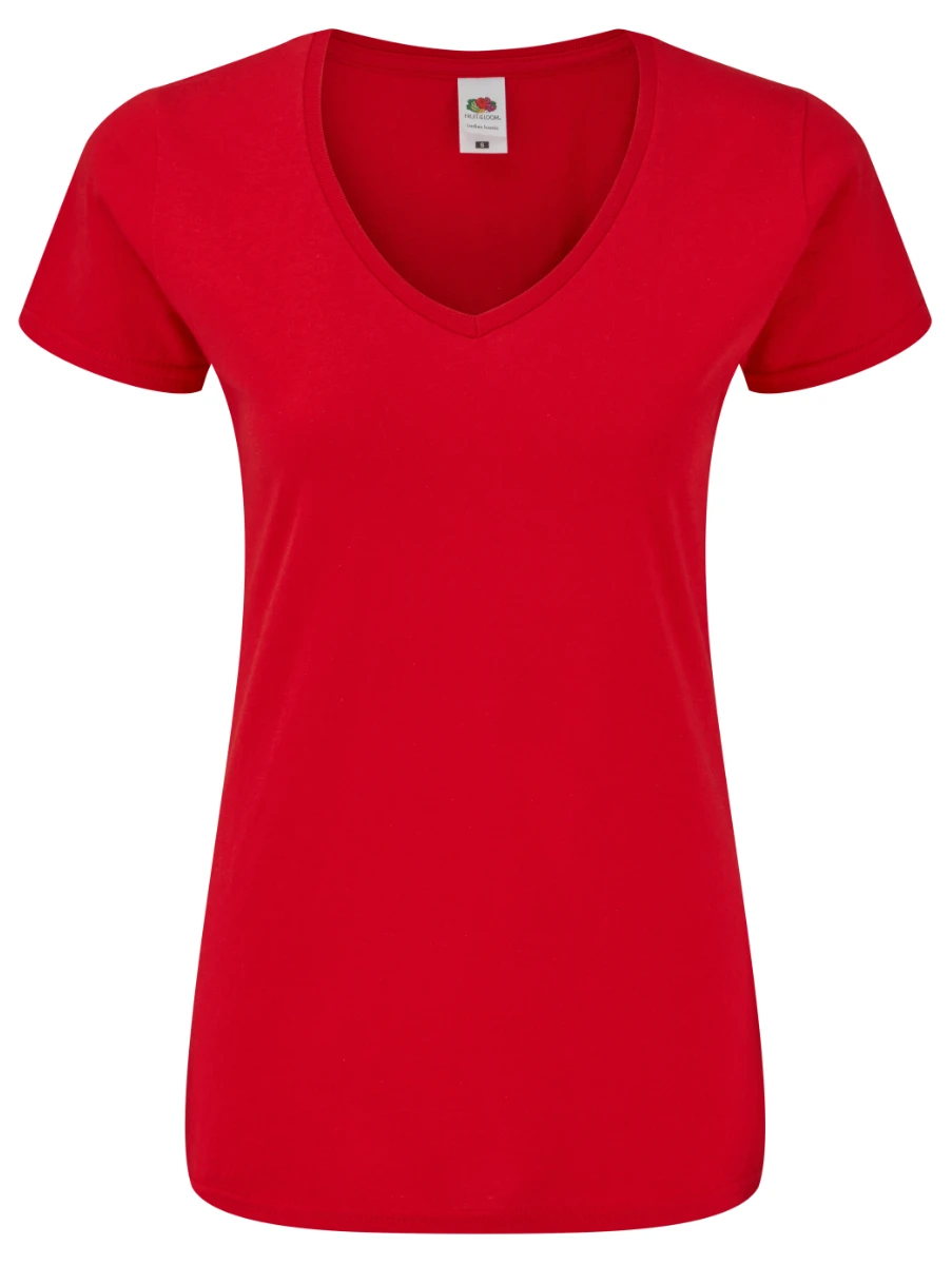 Fruit of the Loom Ladies Iconic 150 V-Neck T