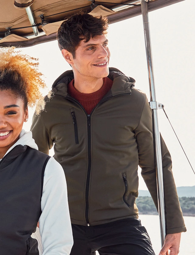 Clique Padded Softshell Hooded Jacket