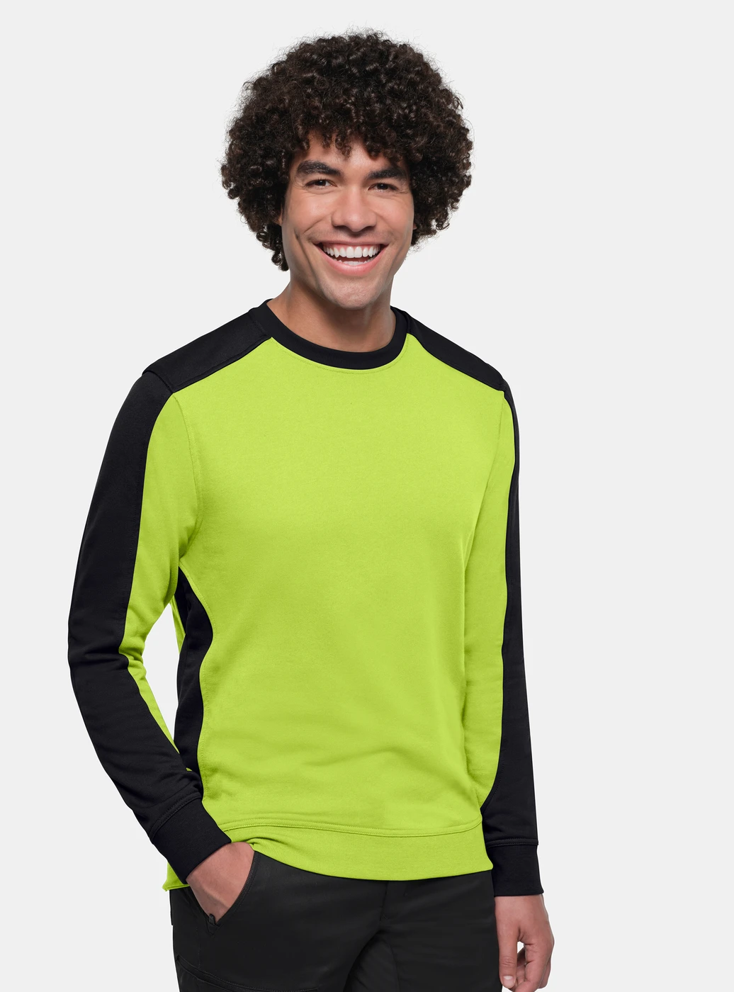 Hakro Sweatshirt Contrast Mikralinar Eco