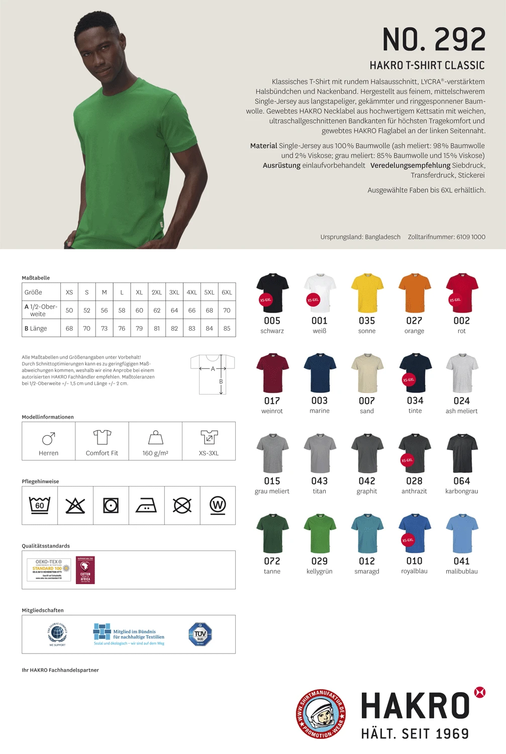 Hakro T-Shirt Classic
